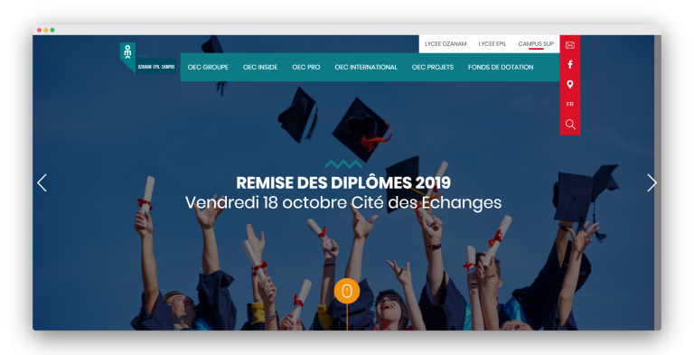 Groupe OEC homepage
